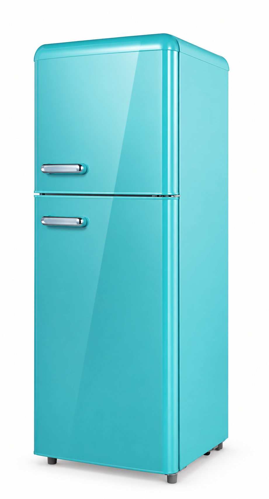 Refrigerator — BCD-128 · Shiny Silver